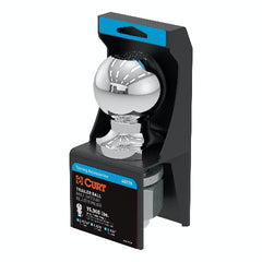 CURT 40078 2-5/16 Trailer Ball (1-1/4 x 2-5/8 Shank, 15,000 lbs., Chrome, Packaged)