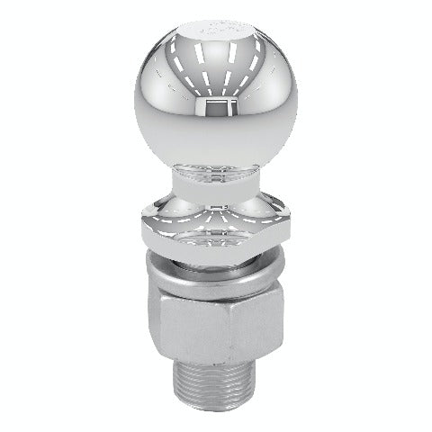 CURT 40078 2-5/16 Trailer Ball (1-1/4 x 2-5/8 Shank, 15,000 lbs., Chrome, Packaged)