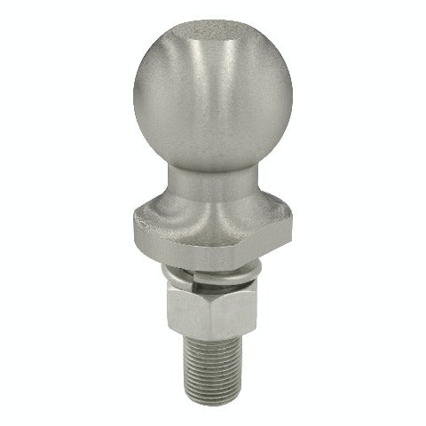 CURT 40080 1-7/8 Trailer Ball (3/4 x 2-1/8 Shank, 2,000 lbs., Stainless, Packaged)