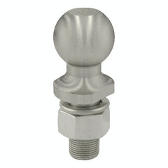 CURT 40081 1-7/8 Trailer Ball (1 x 2-1/8 Shank, 3,500 lbs., Stainless, Packaged)