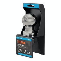 CURT 40082 2 Trailer Ball (3/4 x 2-1/8 Shank, 3,500 lbs., Stainless, Packaged)