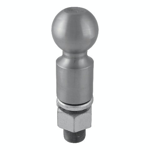 CURT 40087 2-5/16 Trailer Ball (1-1/4 x 2-5/8 Shank, 2 Rise, 25,000 lbs., Raw Steel)