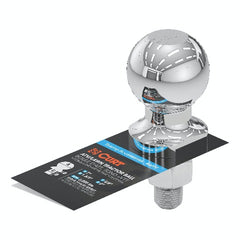 CURT 40097 2 ATV Tow Ball - Lawn Tractor Hitch Ball (2,000 lbs., Chrome)