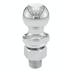 CURT 40162 1-7/8 Trailer Ball (1 x 2-1/8 Shank, 3,500 lbs., Chrome, Packaged)