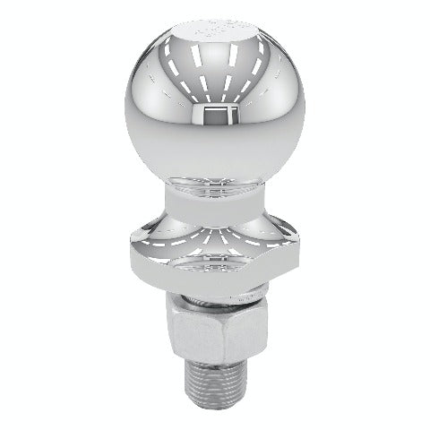 CURT 40164 2 Trailer Ball (3/4 x 1-3/4 Shank, 3,500 lbs., Chrome, Packaged)