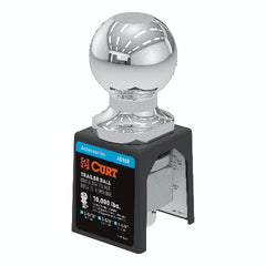 CURT 40168 2-5/16 Trailer Ball (1-1/4 x 2-5/8 Shank, 10,000 lbs., Chrome, Packaged)