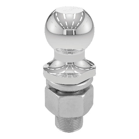 CURT 40190 2 Trailer Ball (1-1/4 x 2-5/8 Shank, 10,000 lbs, Chrome)