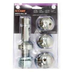 CURT 42280 Switch Ball Trailer Ball Set (2 and 2-5/16 Balls, 1 x 2-1/4 Shank)