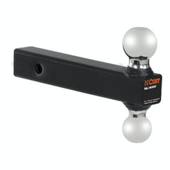 CURT 45002 Multi-Ball Mount (2 Hollow Shank, 2 and 2-5/16 Chrome Balls)