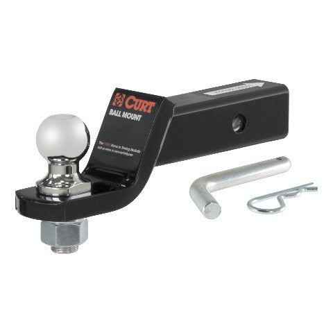 CURT 45034 Loaded Ball Mount with 1-7/8 Ball (2 Shank, 3,500 lbs., 2 Drop)