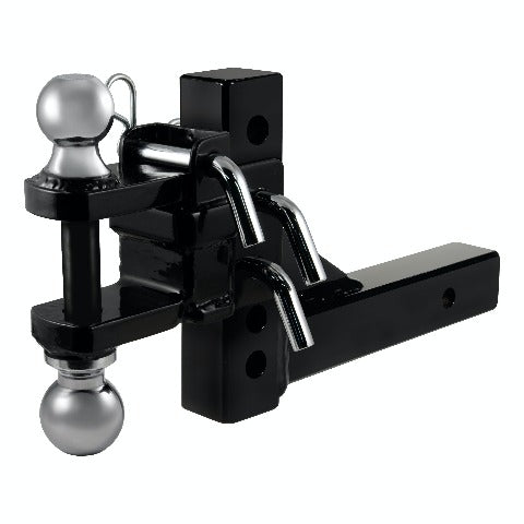 CURT 45049 Adjustable Multipurpose Ball Mount (2 Shank, 2 and 2-5/16 Balls)