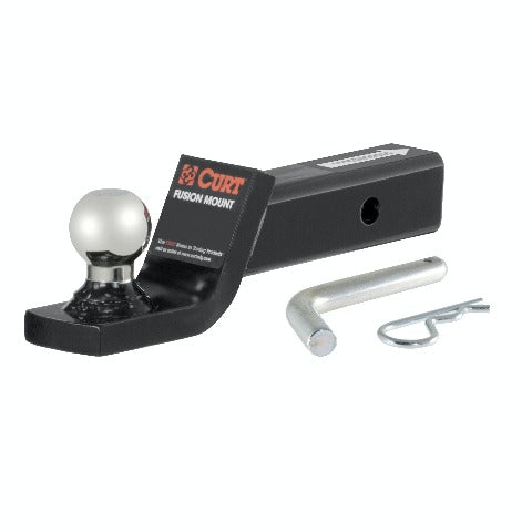 CURT 45131 Fusion Ball Mount with 1-7/8 Ball (2 Shank, 5,000 lbs., 2 Drop)