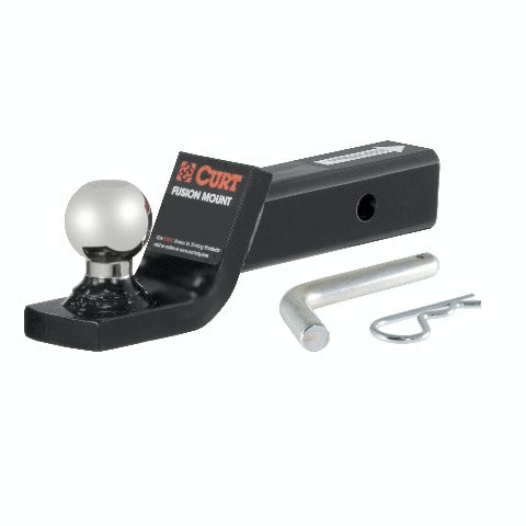 CURT 45134 Fusion Ball Mount with 2 Ball (2 Shank, 7,500 lbs., 2 Drop)