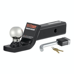 CURT 45141 Towing Starter Kit with 2 Ball (2 Shank, 7,500 lbs, 2 Drop)