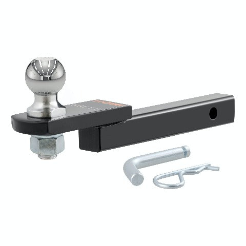 CURT 45147 Towing Starter Kit with 2 Ball (1-1/4 Shank, 3,500 lbs, 3/4 Rise)