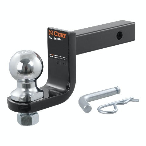 CURT 45148 Towing Starter Kit with 2 Ball (1-1/4 Shank, 3,500 lbs, 3-1/4 Drop)