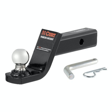 CURT 45151 Fusion Ball Mount with 1-7/8 Ball (2 Shank, 5,000 lbs., 4 Drop)