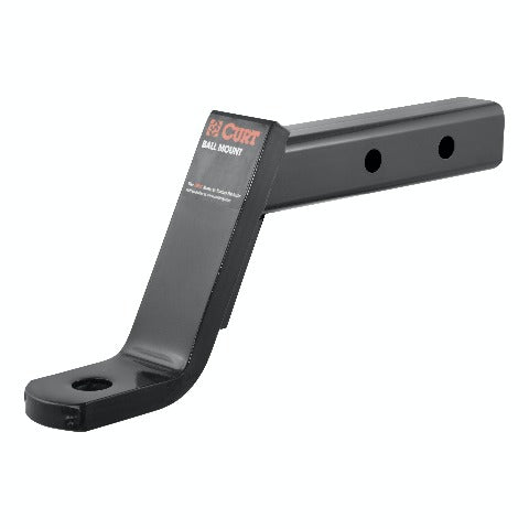 CURT 45240 Dual-Length Ball Mount (2 Shank, 7,500 lbs., 6 Drop, 9-1/4 or 12-1/4 Long)