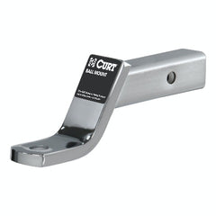 CURT 45296 Class 3 Ball Mount (2 Shank, 7,500 lbs., 4 Drop, 8-1/4 Long, Chrome)