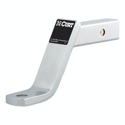 CURT 45297 Class 3 Ball Mount (2 Shank, 7,500 lbs., 6 Drop, 9-1/4 Long, Chrome)