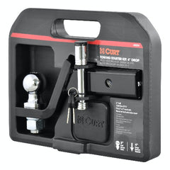 CURT 45554 Towing Starter Kit with 2 Ball (2 Shank, 7,500 lbs, 4 Drop)