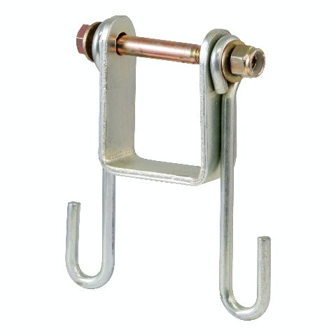 CURT 45806 Trailer Safety Chain Holder Bracket (2 Shank)