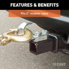 CURT 45825 Tow Hook Mount (2 Shank)