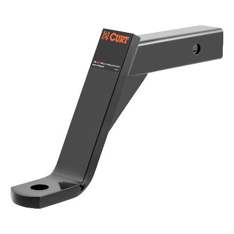 CURT 45890 Class 3 Ball Mount, Imported (2" Shank, 5,000 lbs., 8" Drop, 11-1/2" Long)