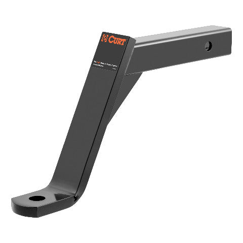 CURT 45893 Class 3 Ball Mount, Imported (2" Shank, 5,000 lbs., 10" Drop, 14" Long)