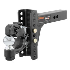 CURT 45907 Adjustable Channel Mount with 2-5/16 Ball and Pintle (2 Shank, 13,000 lbs.)