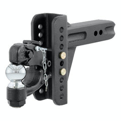 CURT 45908 Adjustable Channel Mount with 2-5/16 Ball and Pintle (2-1/2 Shank, 20,000 lbs.)