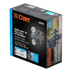 CURT 45952 Replacement Rebellion XD Dual Ball, 2 and 2-5/16, Up to 15K