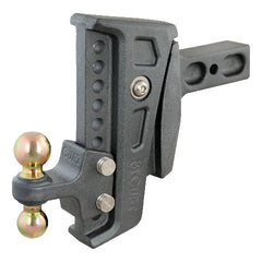 CURT 45955 Rebellion XD Adjustable Cushion Hitch (2-1/2 Shank, 2, 2-5/16 Balls, 20K)