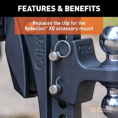 CURT 45960 Replacement Rebellion XD Accessory Mount Clip