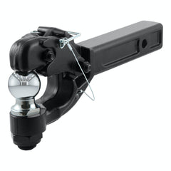 CURT 48007 Receiver-Mount Ball and Pintle Hitch (2 Shank, 2 Ball, 10,000 lbs.)