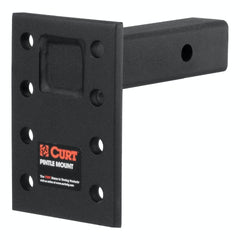 CURT 48323 Adjustable Pintle Mount (2 Shank, 10,000 lbs., 7 High, 6 Long)