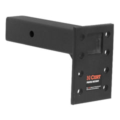 CURT 48329 Adjustable Pintle Mount (2-1/2 Shank, 18,000 lbs., 7 High, 8 Long)