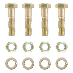 CURT 48333 Pintle Mount Hardware Kit (1/2, Grade 8, Yellow Zinc)