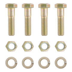 CURT 48333 Pintle Mount Hardware Kit (1/2, Grade 8, Yellow Zinc)