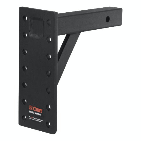 CURT 48341 Adjustable Pintle Mount (2 Shank, 10,000 lbs., 13 High, 10 Long)