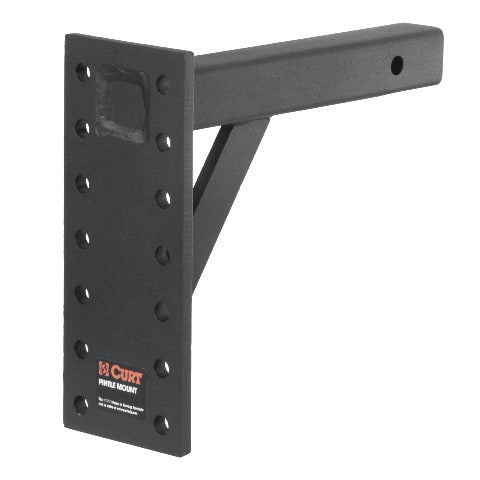CURT 48342 Adjustable Pintle Mount (2 Shank, 10,000 lbs., 13 High, 12 Long)