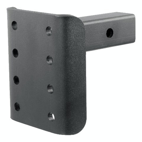 CURT 48343 Adjustable Pintle Mount (2 Shank, 17,000 lbs., 7-1/4 High, 6 Long)