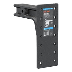 CURT 48349 Adjustable Pintle Mount (2-1/2 Shank, 20,000 lbs., 12-1/2 High, 10-3/4 Long)
