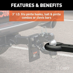 CURT 48510 Lunette Ring Drawbar (22,000 lbs., 3 I.D.)