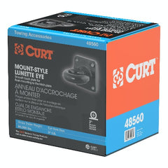 CURT 48560 Flush-Mount Lunette Ring (60,000 lbs., 3 I.D.)