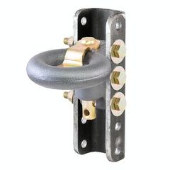 CURT 48641 SecureLatch Lunette Ring and Channel (40,000 lbs, 3 ID, 11-3/4 Channel Height)