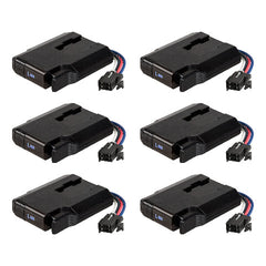 CURT 511166 Venturer NEXT Electric Trailer Brake Controllers, Time-Delay, Fully Adjustable, Low Profile, 1-3 Axles, Plug-and-Play - 6-Pack