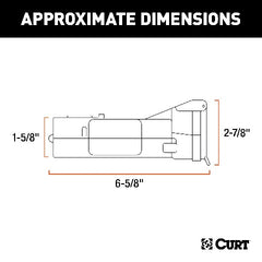 CURT 51180 Echo Mobile Trailer Brake Controller, 7-Way, Bluetooth Smartphone Connection
