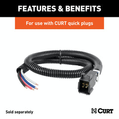 CURT 51500 Trailer Brake Controller Wiring Kit