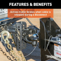 CURT 52020 Replacement Breakaway Switch Lanyard